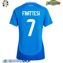 Maglie da calcio Italia Davide Frattesi #7 Prima Maglia Femminile Europei 2024 Manica Corta